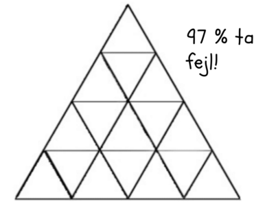 Udfordre dig selv: Gæt hvor mange trekanter du kan finde!
