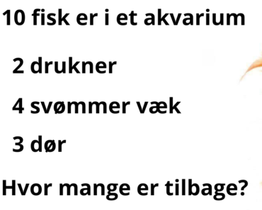 Jeg tror ingen kan løse hvor mange fisk der er tilbage.