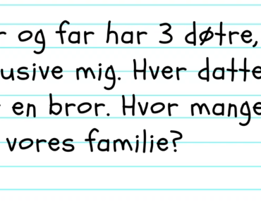 De fleste tager helt fejl med denne opgave. Kan du finde det rigtige svar?